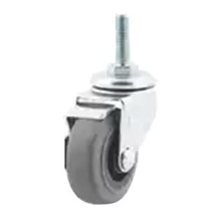 DH Caster CL Series Threaded Stem Mount non-marking Rubber Caster