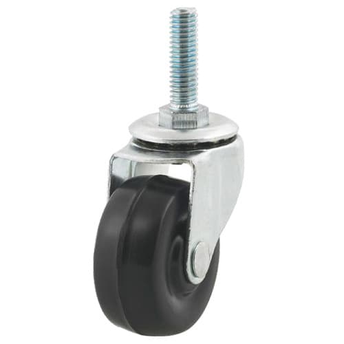 DH Caster CL Series Threaded Stem Mount Rubber Caster