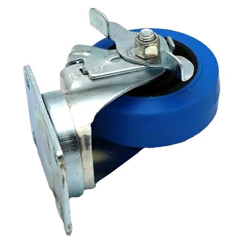 CLM Series Plate Mount Thermoplastic Caster, DH Casters