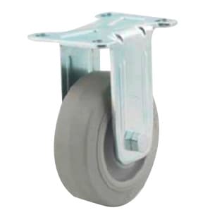 CLM Series Plate Mount Plastic Rigid Caster, DH Casters