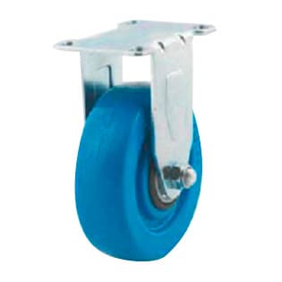 CLM Series Plate Mount Polyurethane Rigid Caster, DH Casters