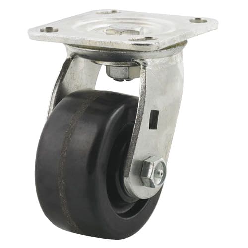 CMH Series Plate Mount Phenolic Rigid Caster, DH Casters