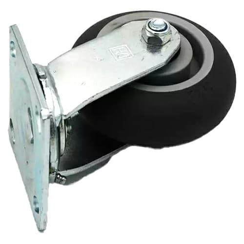 CMH Series Plate Mount Thermoplastic Casters, DH Casters