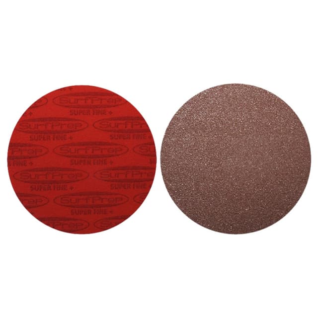 SurfPrep 5" No Hole 1/2" Thick Hook and Loop Aluminum Oxide Foam Sanding Discs