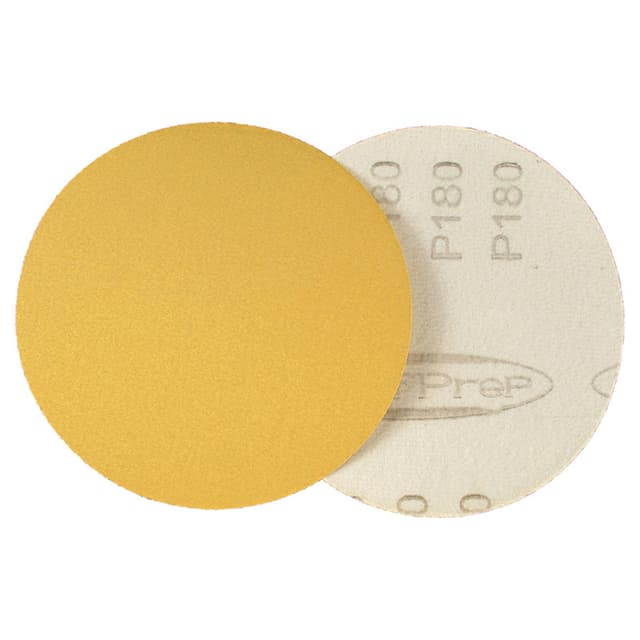 SurfPrep 5" No Hole Hook and Loop Aluminum Oxide C-Weight Paper Sanding Discs