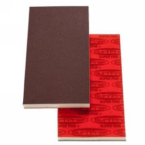 3" x 7" Aluminum Oxide Foam Sanding Pad, Surfprep