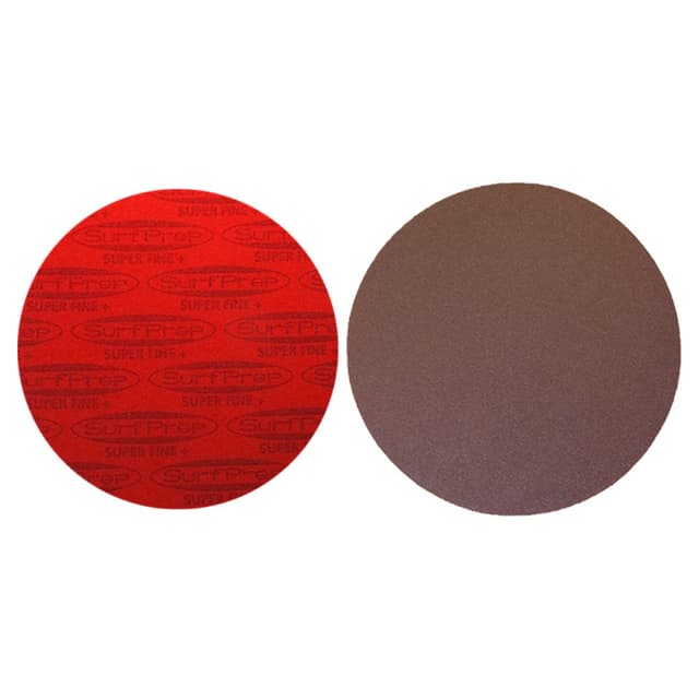 SurfPrep 5" No Hole 10mm Thick Hook and Loop Aluminum Oxide Foam Sanding Discs, 100/Pack