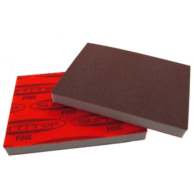 3" x 4" Aluminum Oxide Foam Sanding Pad, SurfPrep
