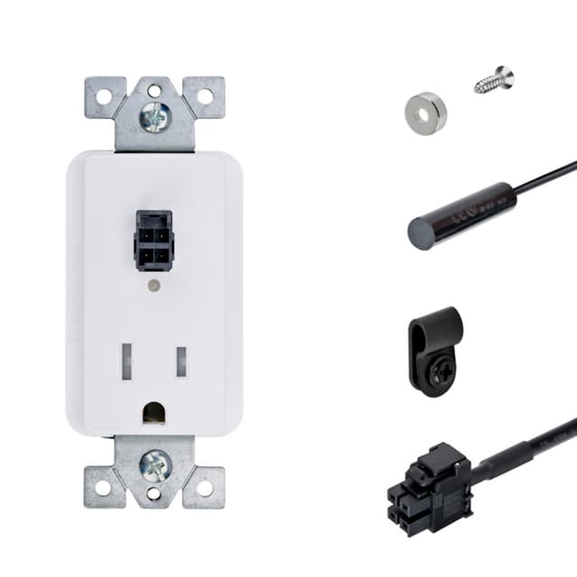 Safety Interlock Outlets for Appliance Garage, 15 Amps, Docking Drawer