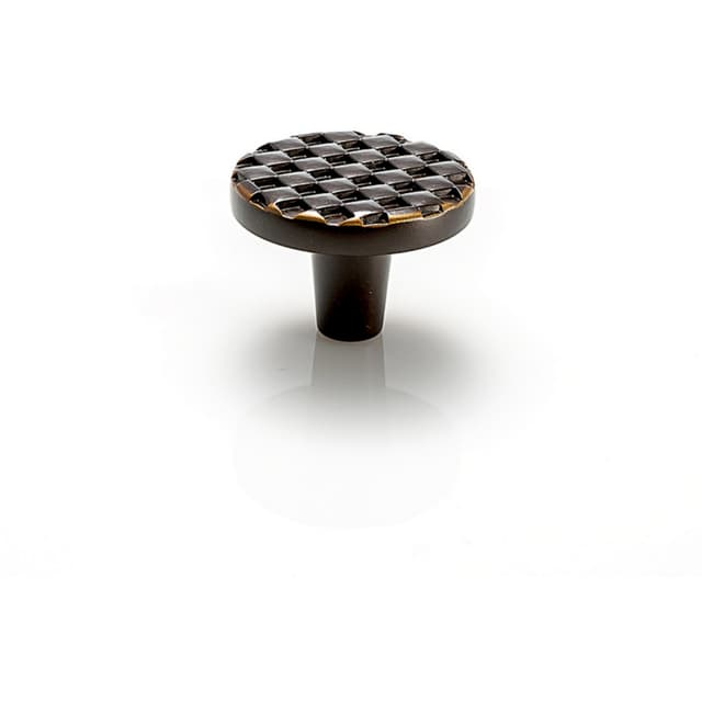 Du Verre Argyle Series Oil Rubbed Bronze Knob, DVAG01-ORB