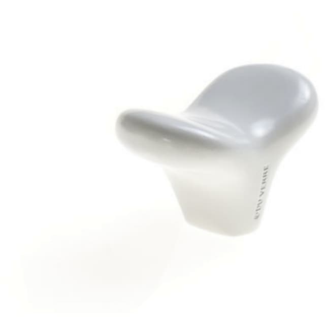 Du Verre Botero Series White Knob, DVBT02-WH