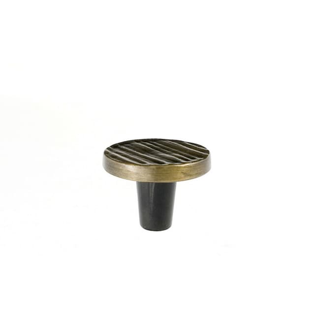 Du Verre Forged 3 Series Antique Brass Knob, DVFC301-AB