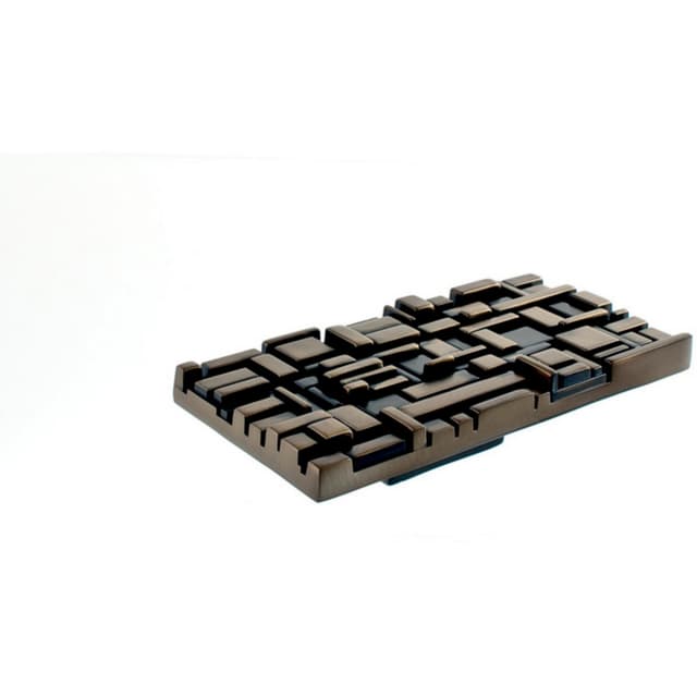 Du Verre Offset Series Antique Brass Pull, DVOF04-AB