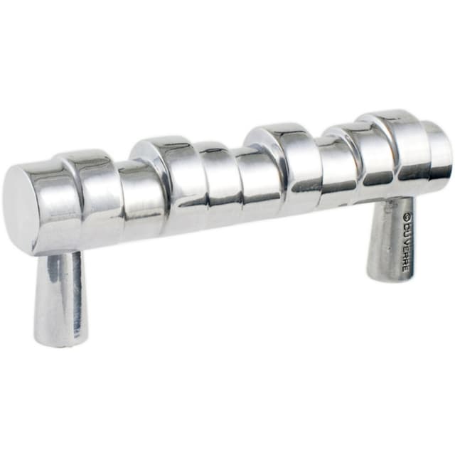 Du Verre Primitive Series Polished Aluminum Pull, DVPRM02-PAL