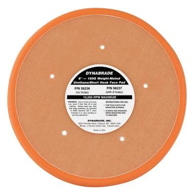 Replacement Pads, 8" Round No-Hole, Dynabrade