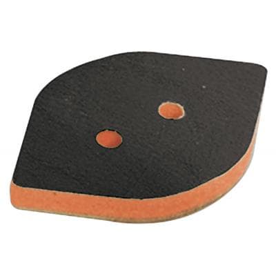 Replacement Pads, Teardrop Shape No-Hole, Dynabrade