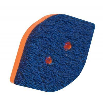 Replacement Pads, Teardrop Shape No-Hole, Long Nap, Dynabrade