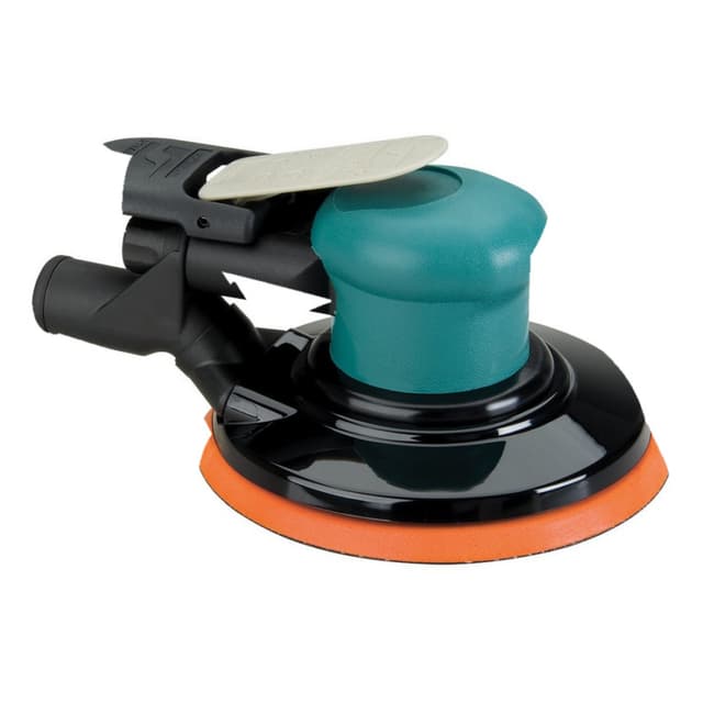 Random Orbit Sander, Air, 6" HL, 3/16" Orbit, Central-Vac, Dynorbital-Spirit, 59182, Dynabrade