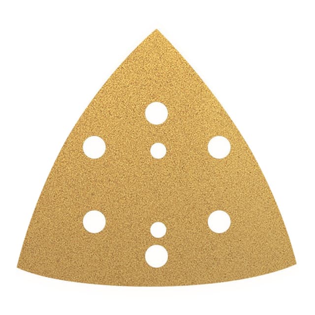 Aluminum Oxide, DynaBrade Triangle, Hook and Loop, 6 Hole