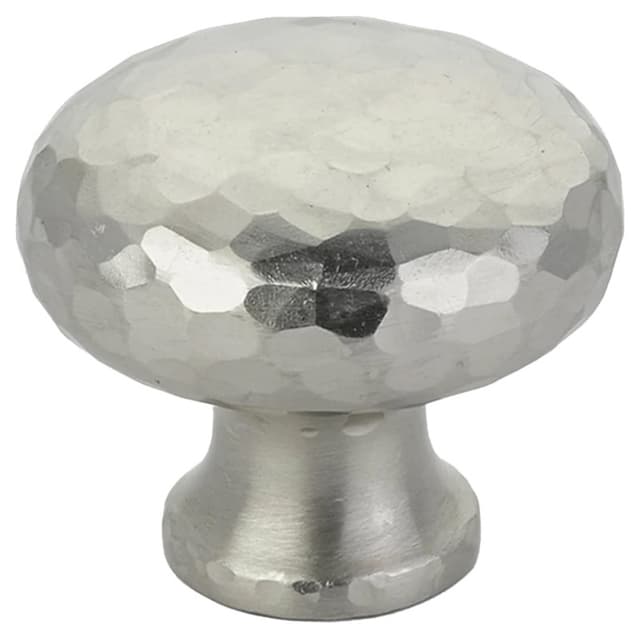 Emtek Arts & Crafts Round Dimpled Knob, 1-1/4" Diameter, Unlacquered Brass - 86037US3NL