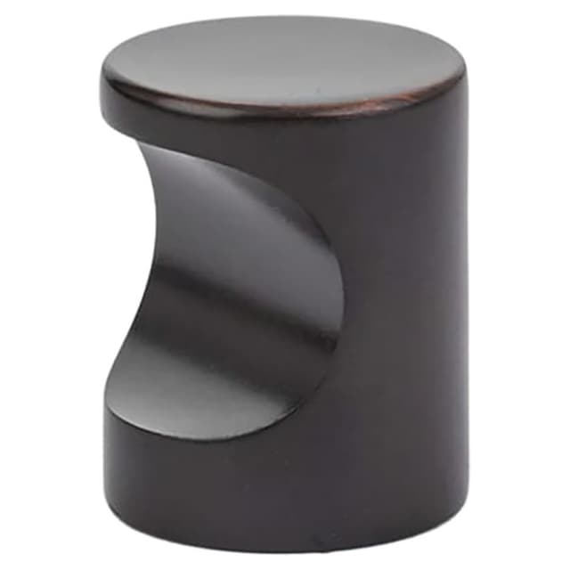 Emtek Contemporary Finger Pull, 1"CC, Unlacquered Brass - 86151US3NL