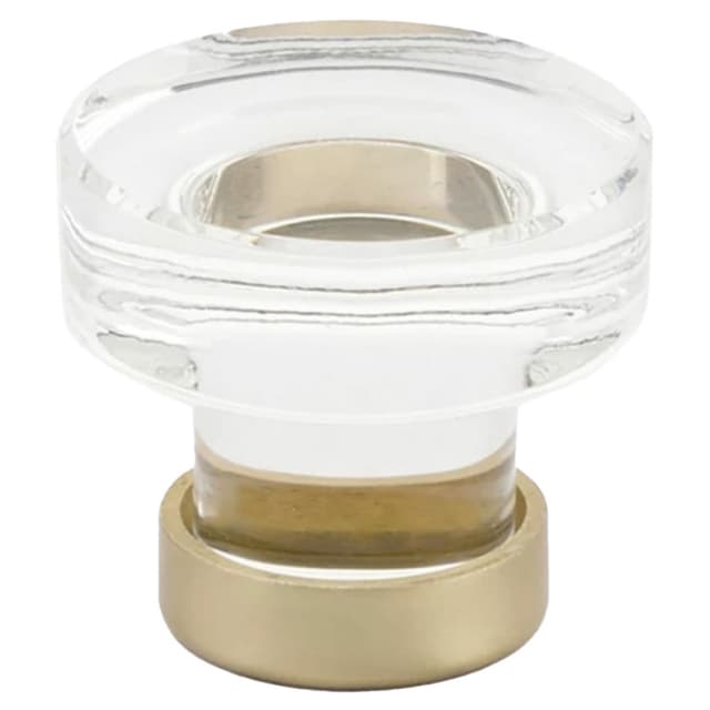 Emtek Grayson Glass Knob, 1-1/4" Diameter, Glass/French Antique - 86569US7