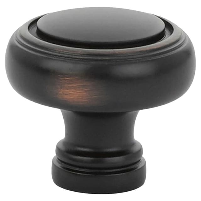 Emtek Traditional Norwich Knob, 1-5/8" Diameter, Unlacquered Brass - 86611US3NL