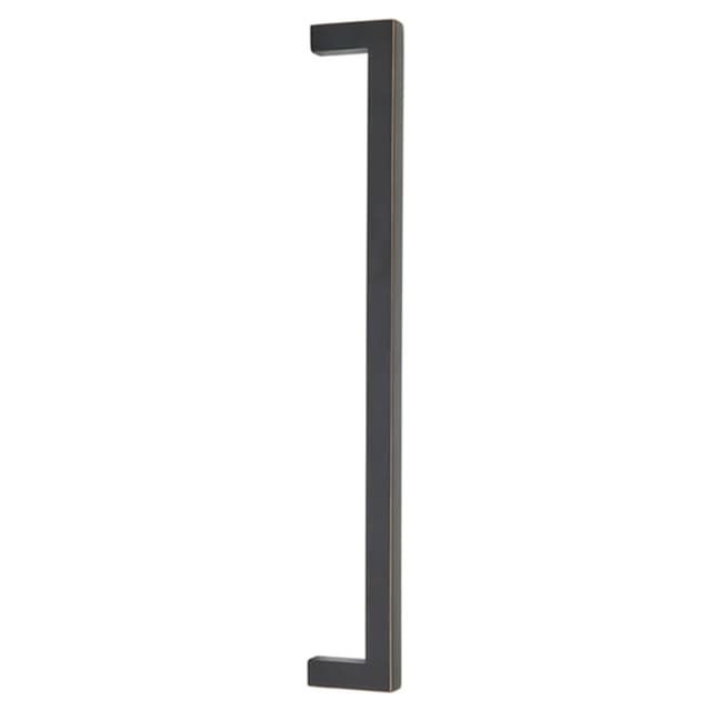 Emtek Modern Rectangular Warwick Appliance Pull, 12"CC, Oil Rubbed Bronze - 86711US10B