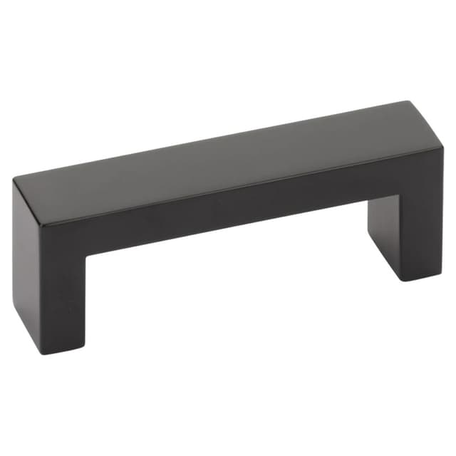 Emtek Modern Rectangular Keaton Pull, 5"CC, Polished Nickel - 86716US14