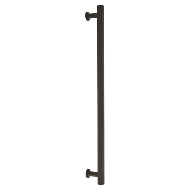 Emtek Urban Modern Freestone Appliance Pull, 12"CC, Flat Black - 87001US19