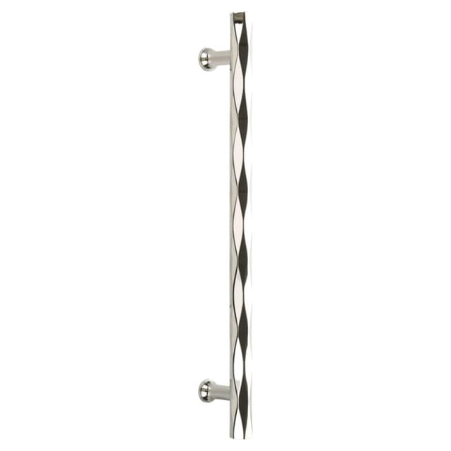 Emtek Art Deco Tribeca Appliance Pull, 12"CC, Polished Nickel - 87005US14