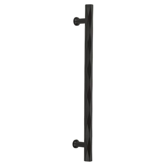 Emtek Art Deco Tribeca Appliance Pull, 18"CC, Flat Black - 87006US19