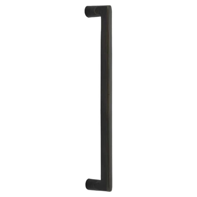 Emtek Sandcast Bronze Rail Cabinet Appliance Pull, Back-to-Back Mount, 12"CC, Medium Bronze Patina - BTB86349MB