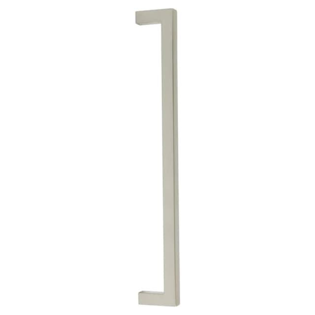 Emtek Modern Rectangular Warwick Appliance Pull, Back to Back Mount, 12", SN - BTB86711US15