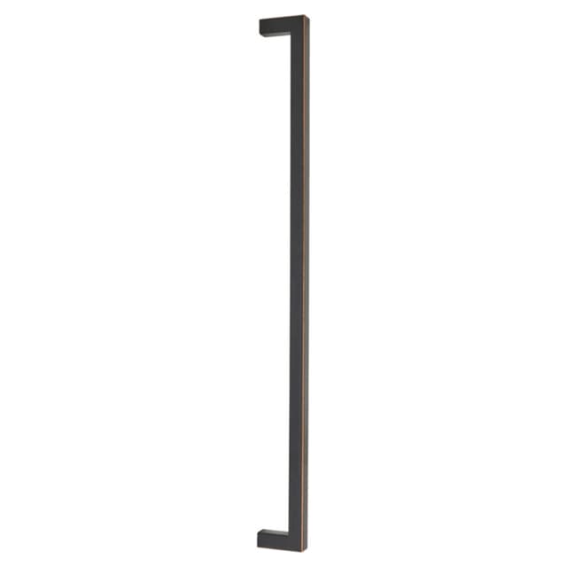 Emtek Modern Rectangular Warwick Appliance Pull, Back to Back Mount, 18", ORB - BTB86712US10B