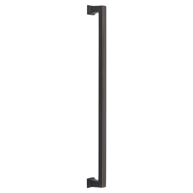 Emtek Art Deco Alexander Cabinet Appliance Pull, Concealed Mount, 18", ORB - CS86443US10B