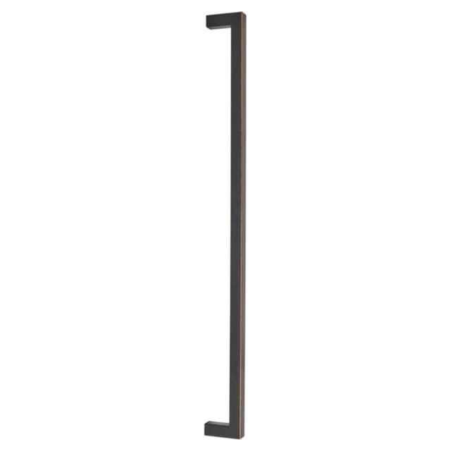 Emtek Modern Rectangular Warwick Cabinet Appliance Pull, Concealed Mount, 18", ORB - CS86712US10B