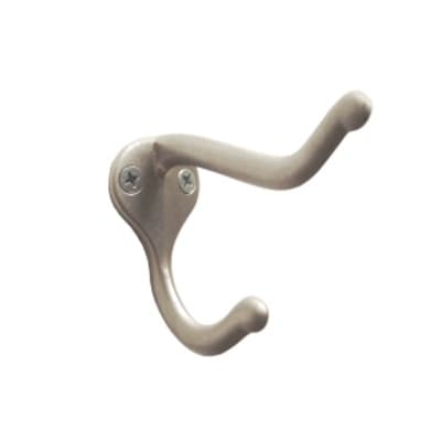 Coat and Hat Hook, 1-11/16 in (43 mm) Length - Matte Nickel, Epco | CH105-ZMN-2