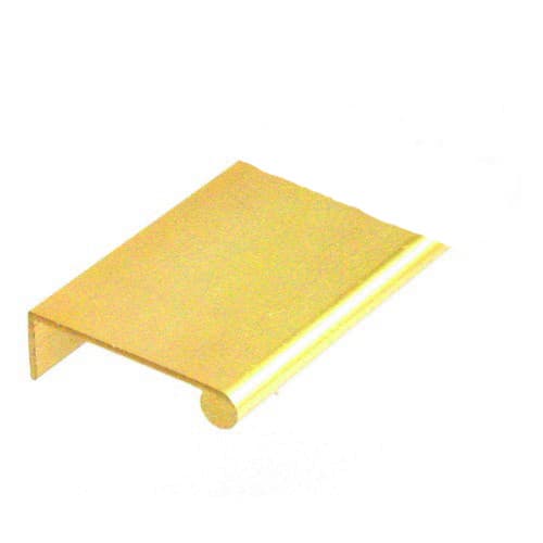 EPCO Edge Series 1" (25 mm) Center to Center Anodized Satin Brass Tab Pull, - DP41-B