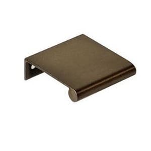 EPCO Edge Series 1" (25 mm) Center to Center Anodized Brushed Bronze Tab Pull, - DP41-BBZ