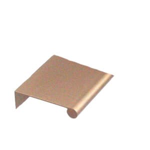 EPCO Edge Series 1" (25 mm) Center to Center Anodized Satin Bronze Tab Pull, - DP41-BZ
