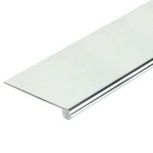 EPCO Edge Series 72" (1829 mm) Length Anodized Polished Aluminum Tab Pull, - DP42-L-PA