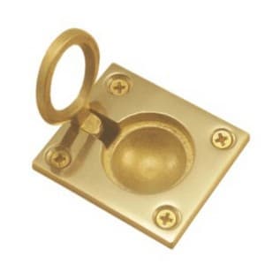 EPCO 1" (25 mm) Length Polished Brass Ring Pull, - DP422-PB