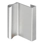 EPCO GP Series 72" (1829 mm) Length Anodized Satin Clear Aluminum Stick-On Pull, - GP15-L-A