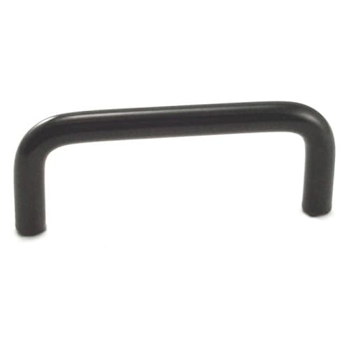 EPCO Wire Series 3-1/2" (89 mm) Center to Center Gloss Black Powdercoat Pull, - MC402-3.5-PBL