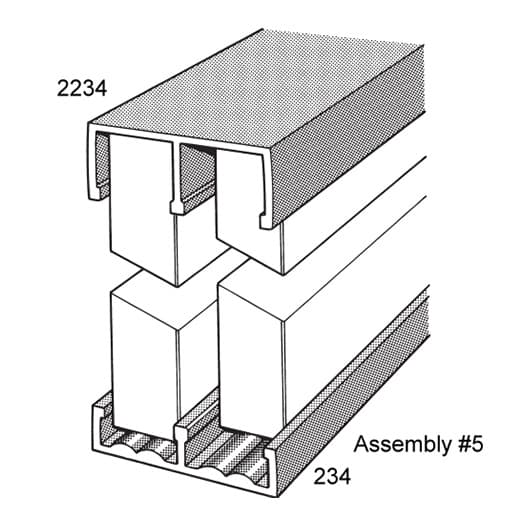 No. 5 Plastic Track Kit, EPCO