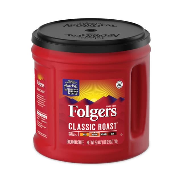 Folgers Classic Ground Roast Coffee, Essendant
