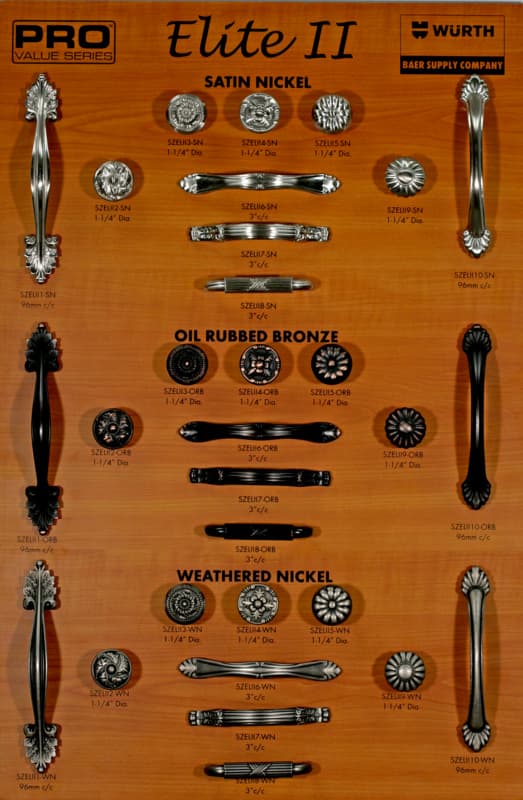 Pro Value Series Elite 2 Collection Bar Pull Display Board