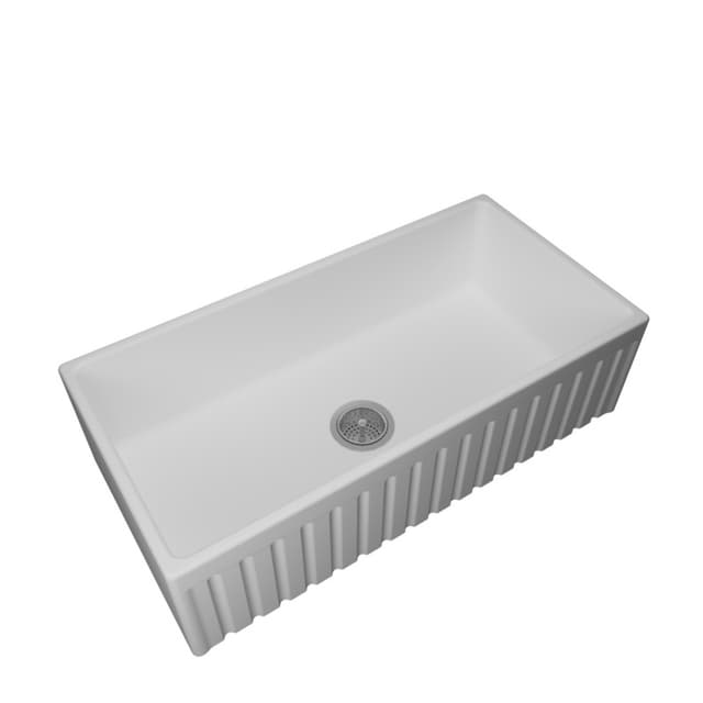Fireclay Series Single Bowl Apron Sinks, Karran