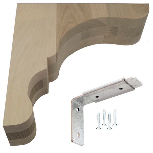 Lexington Wood Corbel, Decorative Only, Federal Brace